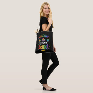 Welcome Back to School Kids Teacher First Day Tote Bag