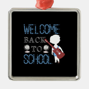 Welcome Back To School Metal Tree Decoration