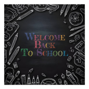 Welcome Back to School – New School Year Poster