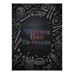 Welcome Back to School – New School Year Poster