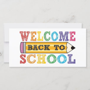 Welcome Back to School – Pencil Illustration