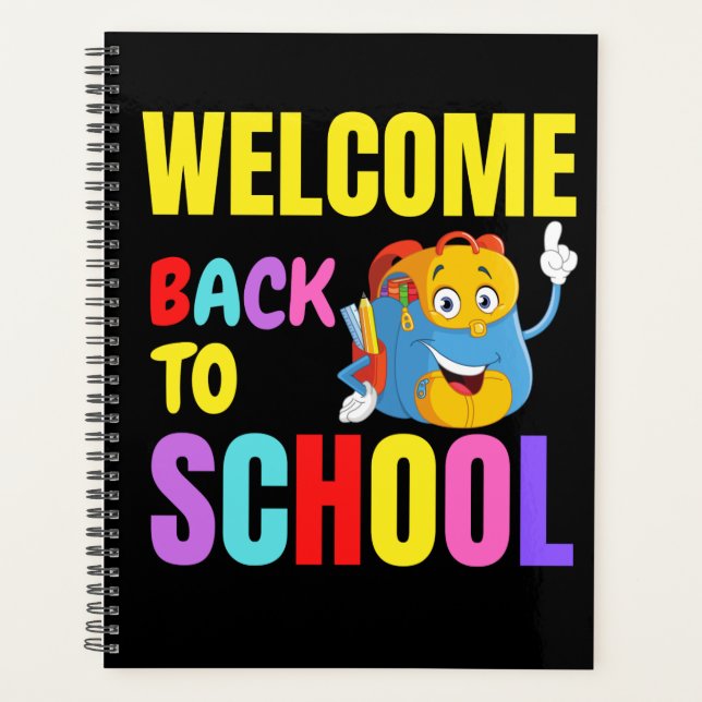 Welcome Back to School  Planner (Front)