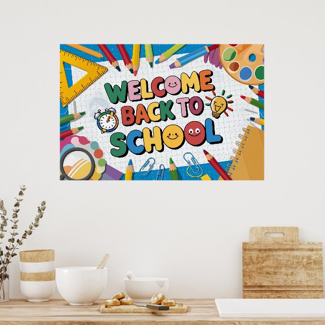 Welcome back to school  poster (Kitchen)
