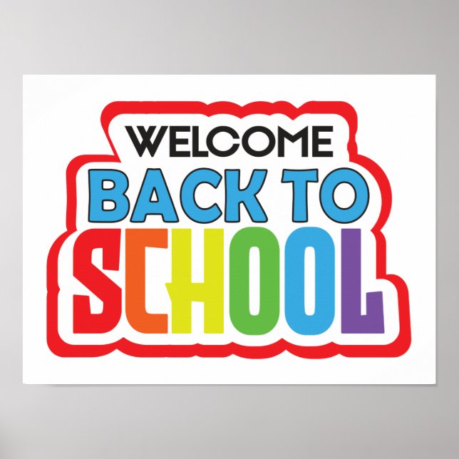 Welcome Back to School   Poster (Front)