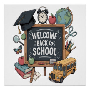 Welcome Back To School Poster