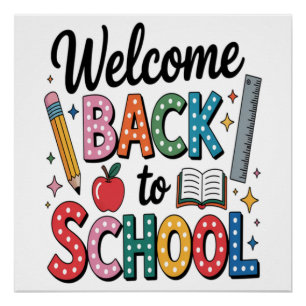 Welcome Back To School Poster