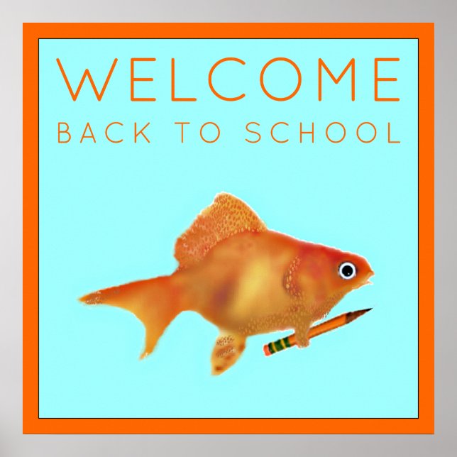 Welcome Back To School Poster (Front)