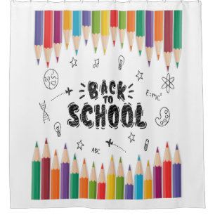 Welcome Back To School Shirt, First Day Of School Shower Curtain