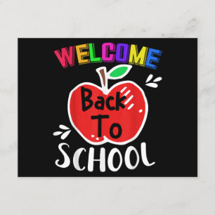 Welcome Back To School Shirt Funny Teachers Studen Enclosure Card