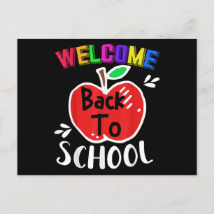 Welcome Back To School Shirt Funny Teachers Studen Holiday Postcard