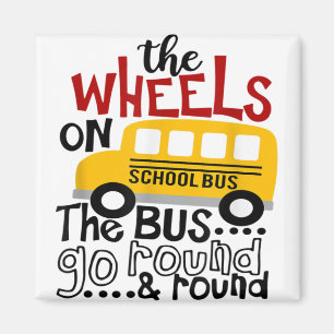 Welcome Back To School Shirt School Bus Driver Men Magnet