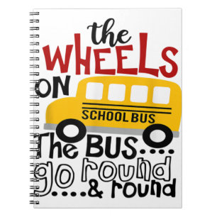 Welcome Back To School Shirt School Bus Driver Men Notebook