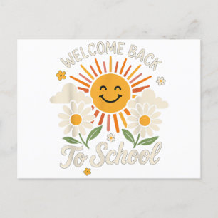 Welcome Back To School Shirts First day of school  Holiday Postcard