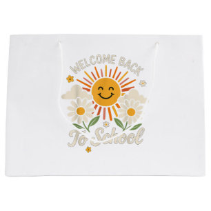 Welcome Back To School Shirts First day of school Large Gift Bag