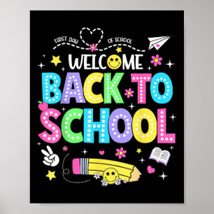 Welcome Back To School Shirts First Day Of School Poster