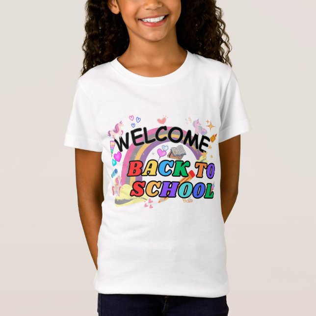 Welcome Back To School T-Shirt (Front)