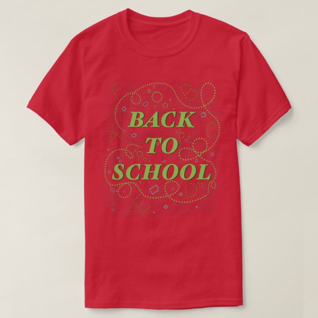 Welcome back to school T-Shirt (Design Front)