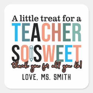 Welcome Back to School T-Shirt – Fun & Colourful  Square Sticker