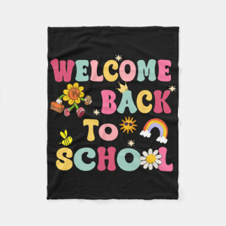 Welcome Back To School Teacher Appreciation Boys G Fleece Blanket