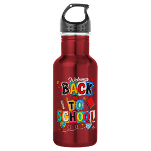 Welcome Back to School Teacher Happy First Day 532 Ml Water Bottle