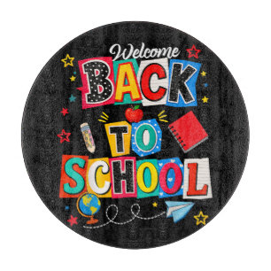 Welcome Back to School Teacher Happy First Day Cutting Board