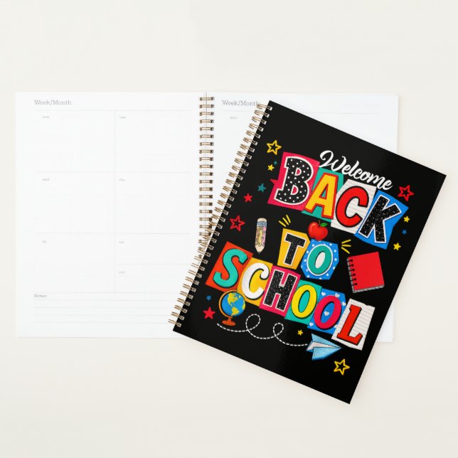 Welcome Back to School Teacher Happy First Day Planner (Display)