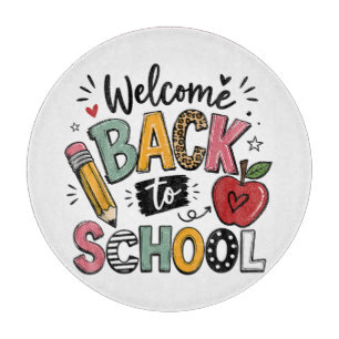 Welcome Back to School Teacher Student First Day Cutting Board