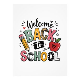 Welcome Back to School Teacher Student First Day Photo Print