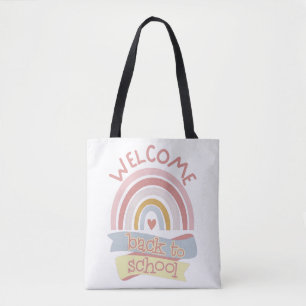 Welcome back to school tote bag