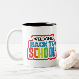 Welcome Back to School Two-Tone Coffee Mug