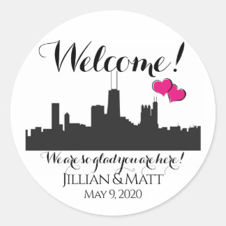 Welcome bag Chicago Wedding Stickers