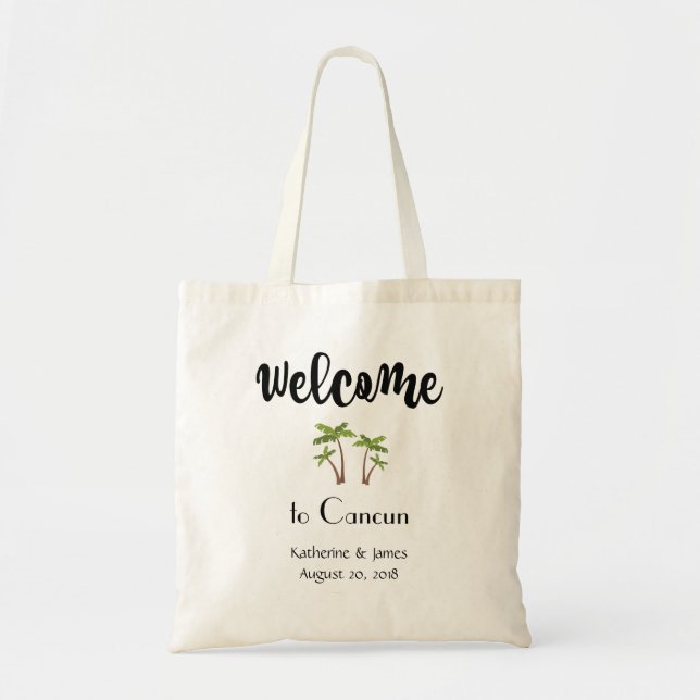 Welcome Bag, Destination Wedding (customise) Tote Bag (Front)
