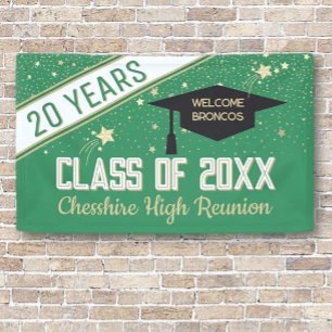 Welcome Banner! 20-year class reunion Banner