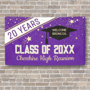 Welcome Banner! 20-year class reunion Banner