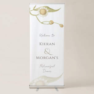 Welcome Banner Wildflower Wedding Daisy