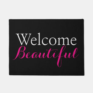 Welcome Beautiful - Beauty Salon Door Mat