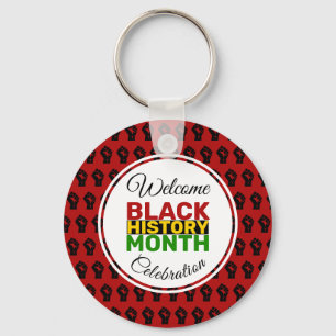 Welcome BLACK HISTORY MONTH Key Ring