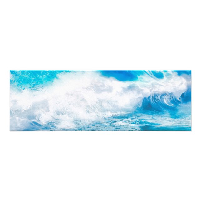 WELCOME BLUE WAVES PHOTO PRINT (Front)