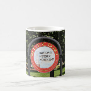"Welcome Boston Historic North End" Coffee Mug