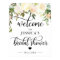 Welcome Bridal Shower Floral Pink WELCOME SIGN