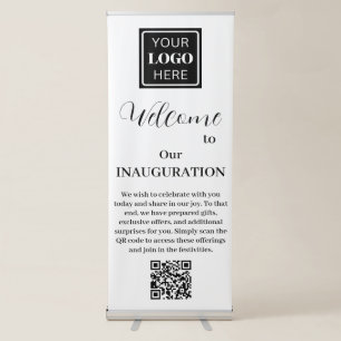 Welcome Business Inauguration Retractable Banner
