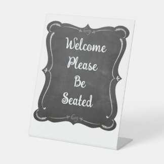Welcome Business or Event Chalkboard Style Sign