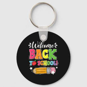 Welcome Byck To School First Day Of School Teacher Key Ring