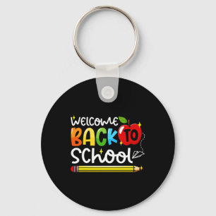 Welcome Byck To School First Day Of School Teacher Key Ring