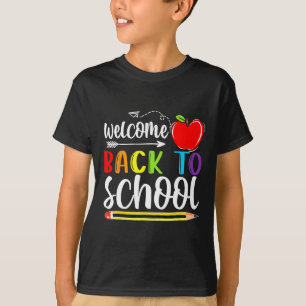 Welcome Byck To School First Day Of School Teacher T-Shirt
