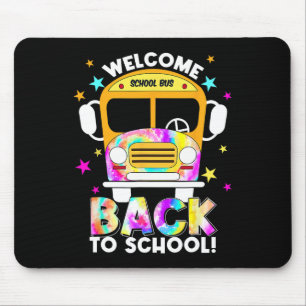 Welcome Byck To School For Bus Drivers Transportat Mouse Mat