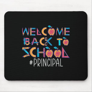Welcome Byck To School Principal Mouse Mat