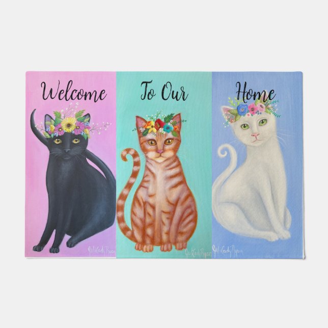 Welcome Cats Doormat (Front)