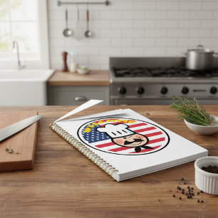 Welcome Chef With American Flag Planner
