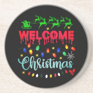 Welcome Christmas-81124 Coaster